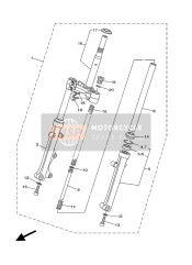 5YPF31262000, Ausseres Rohr 1, Yamaha, 0